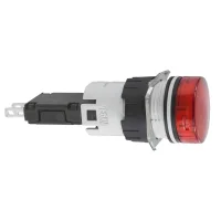 Schneider Electric XB6AV4BB 12...24V Entegre Led'Li Kırmızı Eksiksiz Pilot Işığı Ø16 - 1