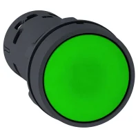 Schneider Electric XB7NH35 Ø22 İtme ve İtme ile Serbest Bırakılan Yeşil Sıva Altı Buton 1NA+1NK - 1
