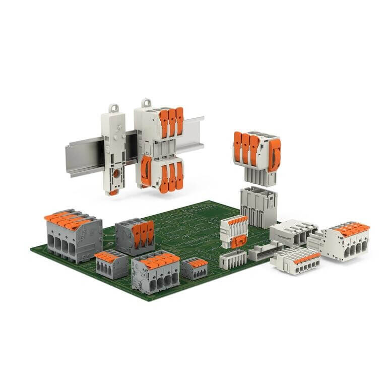 WAGO Güç Elektroniği için PCB Klemensleri
