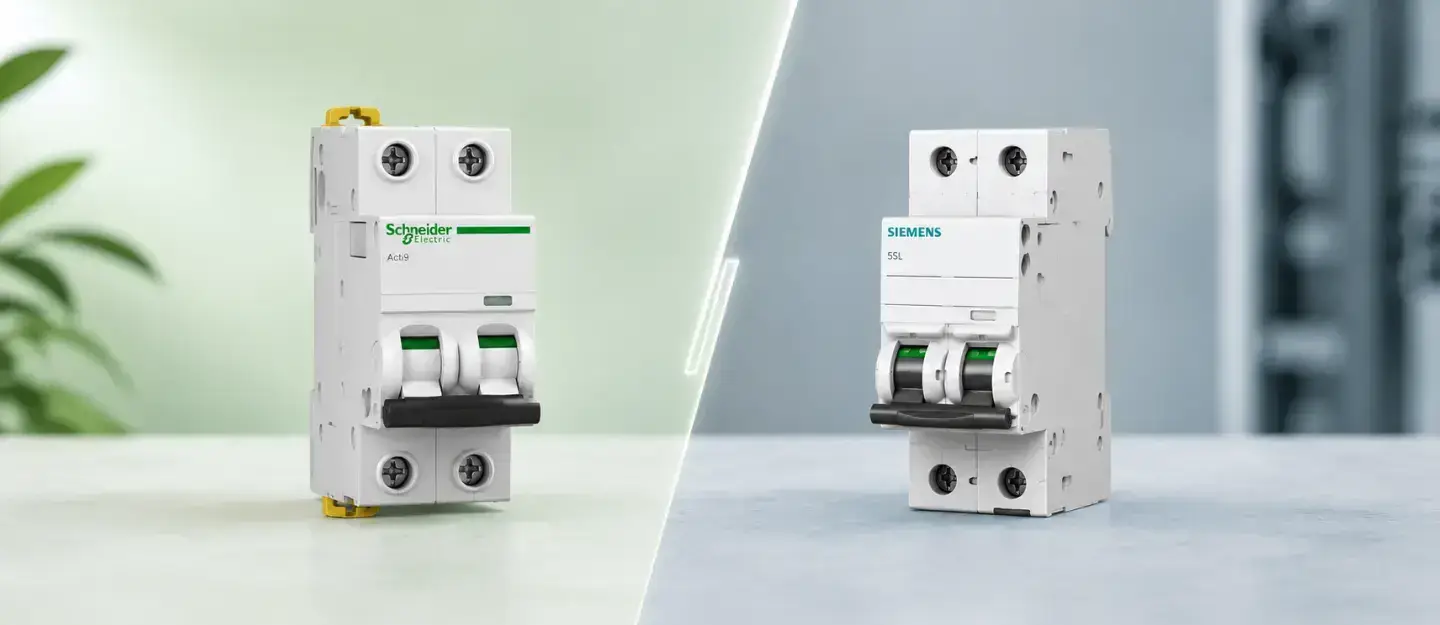 Schneider Acti9 ile Siemens 5SL Karşılaştırması