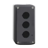 Schneider Electric XALD03 Açık Gri Tabanlı Koyu Gri Boş Muhafaza Kapağı 3 Kesim - 1