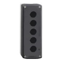 Schneider Electric XALD05 Açık Gri Tabanlı Koyu Gri Boş Muhafaza Kapağı 5 Kesim - 1