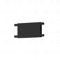 ACK AD45-97300 Slim Magnet Ray Düz Bağlantı Aparatı Sıvaüstü - 1
