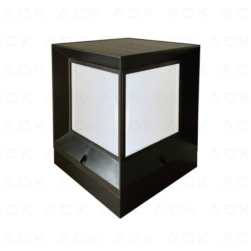 ACK AG60-08801 Solar Led Bahçe Armatürü 198X198X260mm 40W/H 3000K - 1