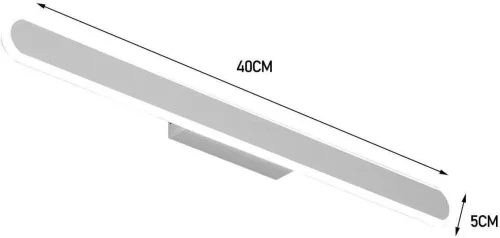ACK AH07-02401 20W Led Duvar Apligi Siyah 3000K IP20 Silik - 5