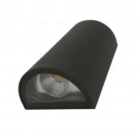 ACK AH07-07601 Siyah Duvar Aplik 3000K 2*3W - 1