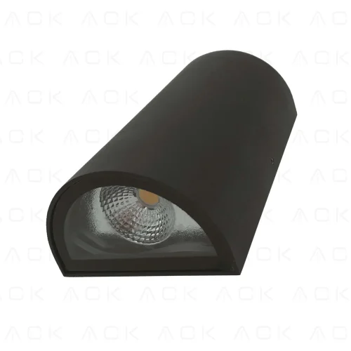 ACK AH07-07601 Siyah Duvar Aplik 3000K 2*3W - 1