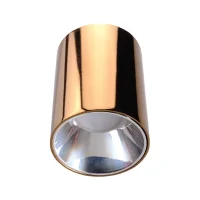 ACK AH12-08557 Sıvaüstü Dekoratif Armatür Ø80mmx110mm Parlak Krom Reflektör Bakır Kasa - 1