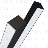 ACK AL01-00611 18W 4000K 610mm Led Linear Armatür Siyah 55mmx76mm Driverli - 1