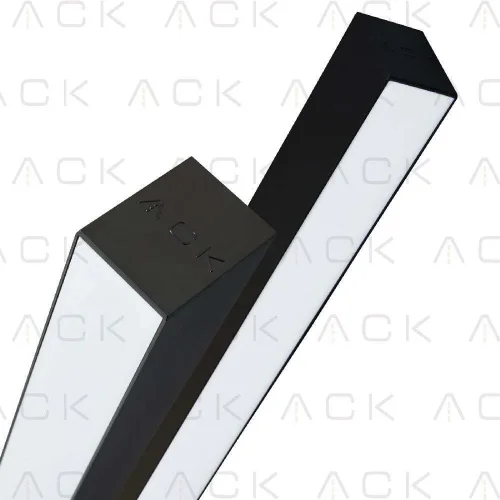 ACK AL01-00611 18W 4000K 610mm Led Linear Armatür Siyah 55mmx76mm Driverli - 1