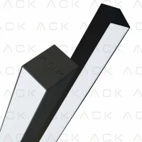 ACK AL01-00931 30W 6500K 1010mm Led Linear Armatür Siyah 55mmx76mm Driverli - 1