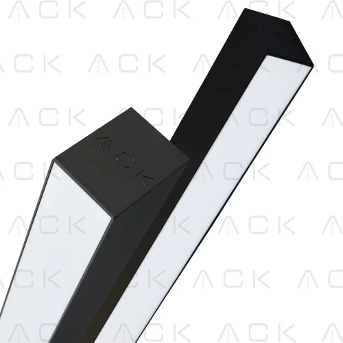 ACK AL01-22931 36W 6500K 1010mm Linear Armatür Siyah 40mmx60mm Osram Driverlı - 1