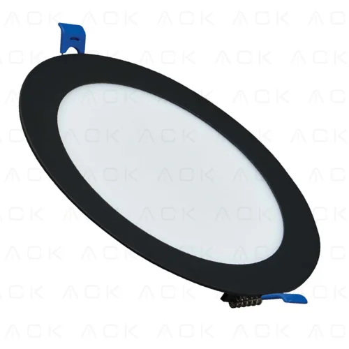 ACK AP01-00601 6W Siyah 3000K Sıva Altı Yuvarlak Led Panel - 1