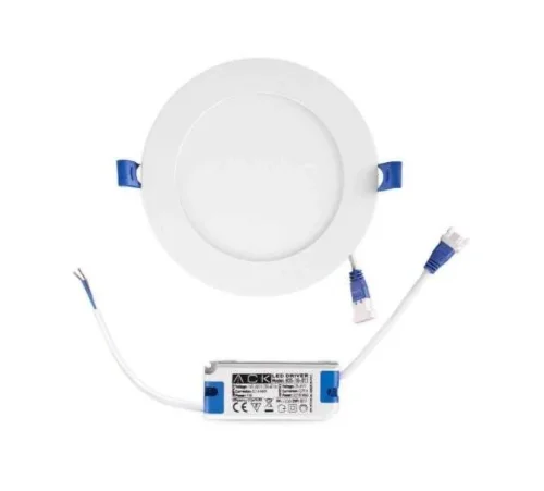 ACK AP01-00900 9W Beyaz 3000K Sıva Altı Yuvarlak Led Panel - 1