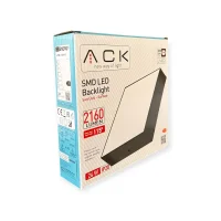 ACK AP06-02410 24W Beyaz 4000K Sıva Üstü Kare Led Backlight Panel - 3