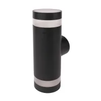 ACK AT16-01891 18W Led Duvar Armatürü Siyah Yuvarlak 6500-4000-3000K Butonlu Renk Seçeneği - 1