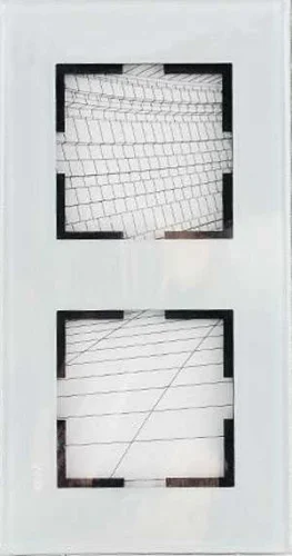 Artline 92192242 Novella Cam Düz Beyaz İkili Çerçeve - 1