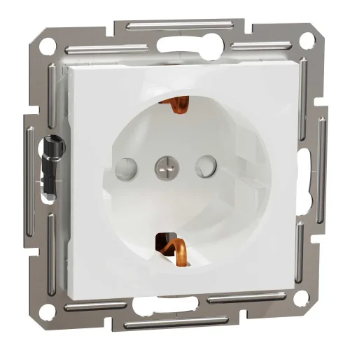 Schneider Electric EPH2970221 Asfora Çocuk Korumalı Topraklı Priz 16A Beyaz Renk - Çerçevesiz - 1
