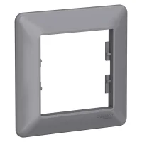 Schneider Electric EPH5805162 Asfora Em Plus Tekli Yatay Çelik Renk Çerçeve - 1