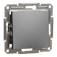 Schneider Electric EPH0100171 Asfora Plus Anahtar Antrasit Renk - Çerçevesiz - 1