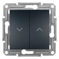 Schneider Electric EPH1300571 Asfora Plus Jaluzi Kumanda Anahtarı Antrasit Renk - Çerçevesiz - 1