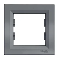 Schneider Electric EPH5800162 Asfora Plus Tekli Çerçeve Çelik Renk - 1