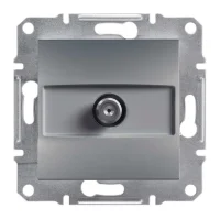 Schneider Electric EPH3700162 Asfora Sonlu Sat Prizi 1Db Çelik Renk - Çerçevesiz - 1