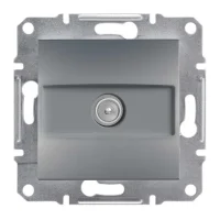 Schneider Electric EPH3200162 Asfora Sonlu Tv Prizi 1Db Çelik Renk - Çerçevesiz - 1