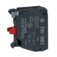 Schneider Electric ZBE102 Başlık Ø22 İçin Tek Kontak Bloğu 1Nk Vida Kelepçesi Terminali - 1