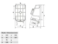 Bemis BC1-3303-2238 CEE Norm IP44 3/32A 90° Eğik Pano Prizli Duvar Fiş - 2