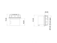 Bemis BC1-3403-2140 CEE Norm IP44 32A Somunlu Fiş - 2
