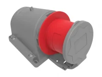Bemis BC1-3505-2061 CEE Norm IP44 32A 90° Eğik Enversör Duvar Fiş (Yaylı Kapaklı) - 1