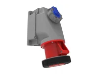 Bemis BC1-4504-7537 CEE Norm IP67 63A 90° Eğik Pano Prizli Duvar Priz - 1