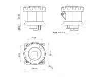 Bemis BCS-4403-7413 CEE Norm IP67 3/63A Makine Prizi - 2