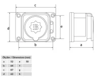 Bemis BK1-1402-3511 Kauçuk Duvar Priz - 2