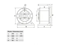 Bemis BM9-3306-0000 Fransız Prizli IP44 Plastik Makara - 2