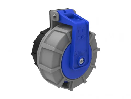 Bemis BS1-1402-7446 CEE Norm IP68 1/16A Somunlu Pano Priz (Hızlı Bağlantılı) - 1