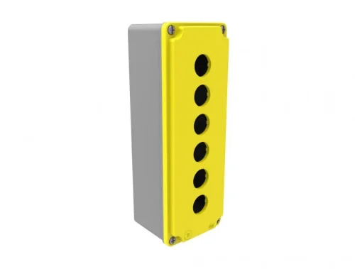 Bemis BT4-4001-0017 Sarı IP67 6’lı Buton Kutusu 80x230x73 - 1