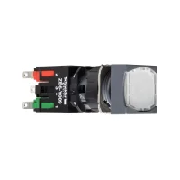 Schneider Electric XB6CW1B1B Beyaz Kare Sıva Altı Eksiksiz Işıklı Buton Ø16 Yaylı Dönüş 1Na 12...24V - 1