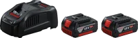 Bosch 2 x GBA 18V 5.0Ah + GAL 1880 CV Professional Şarj Cihazı - 2