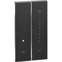 Bticino KG19 Dimmer İçin 2M Siyah Kapak - 1