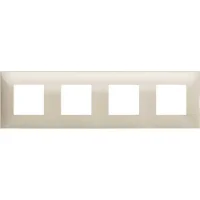 Bticino R4802M4CR Classia Polimer Plastik 2x4 Krem Çerçeve - 1