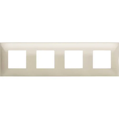 Bticino R4802M4CR Classia Polimer Plastik 2x4 Krem Çerçeve - 1