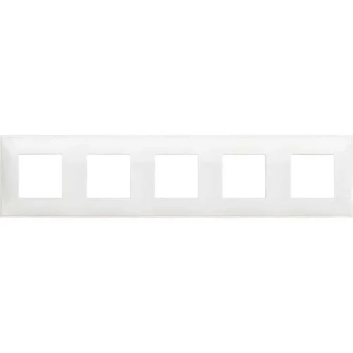 Bticino R4802M5RW Classia Polimer Plastik 5X2M Beyaz Çerçeve - 1