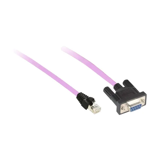 Schneider Electric VW3M3805R030 Canopen Hazır Monte Kablo Canopen Veriyolu İçin 3 M 1 Rj45 1 Dişi SubD 9 - 1