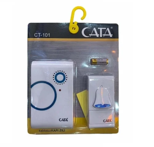 CATA CT-101 Kablosuz Dijital Kapı Zili 35 Melodi Seçeneği 100 Metre Algılamalı - 2