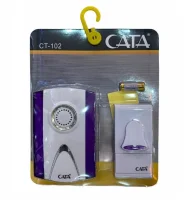 CATA CT-102 Kablosuz Dijital Kapı Zili 35 Melodi Seçeneği 100 Metre Algılamalı - 4