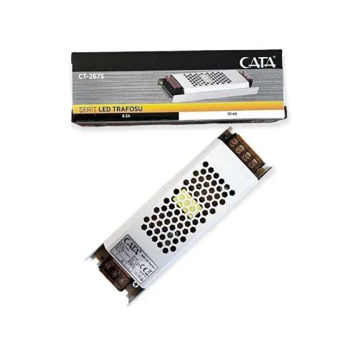 CATA CT-2675 12,5 A (150W) 220V Klemensli Süper Slim Led Trafosu IP20 - 1
