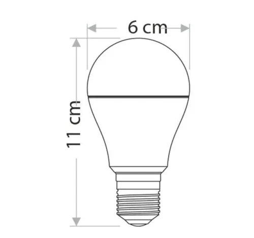 CATA CT-4259 12W 6400K Beyaz Işık Sensörlü Led Ampul E27 Duylu 1200 Lümen - 3