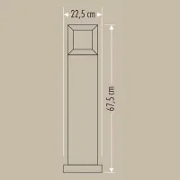 CATA CT-7031 Cenavo Bahçe Armatürü IP44 - 2